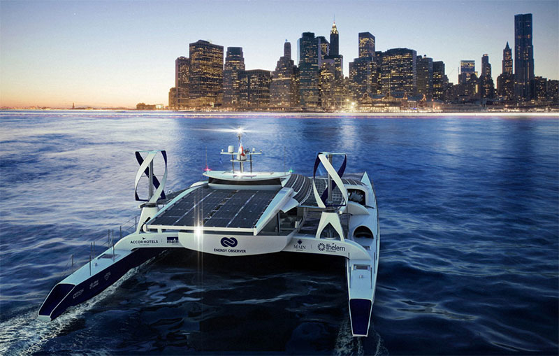 Energy Observer : un bateau  hydrogne va faire le tour du monde