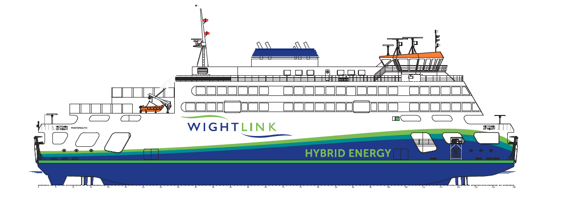 Wightlink dvoile le nom de son futur bateau hybride