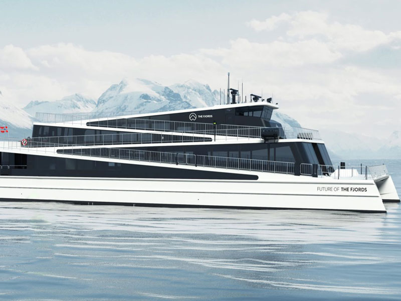 Norvge : The Fjords reoit son premier ferry lectrique