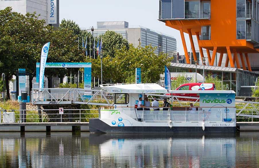 ​Nantes lance son premier bateau  hydrogne