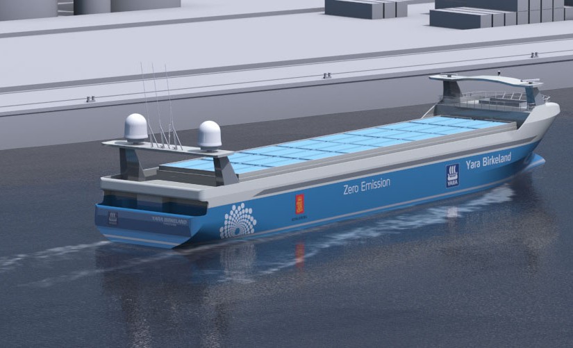 Kongsberg choisit Vard pour construire son porte-conteneurs lectrique autonome