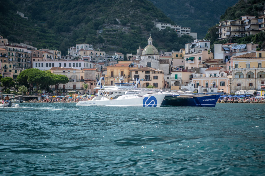 Energy Observer : le catamaran  hydrogne boucle son tour dItalie