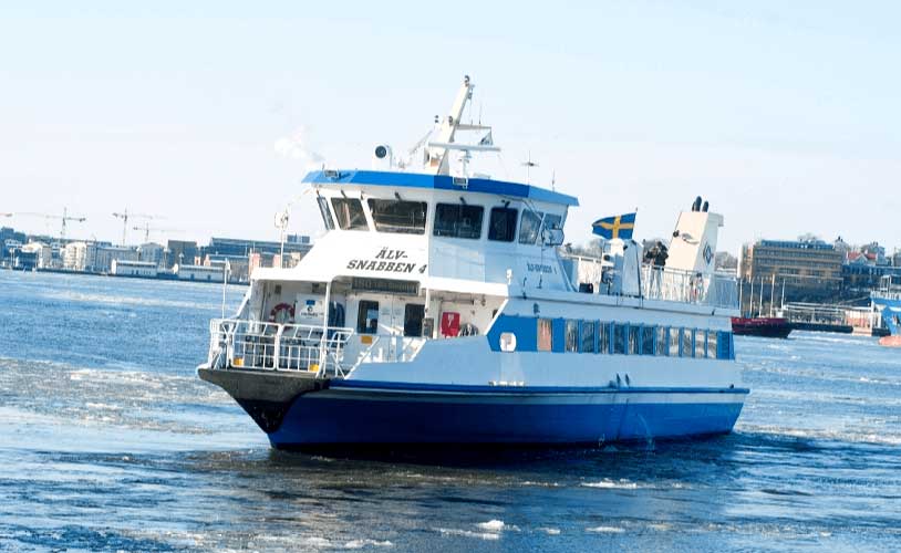 En Sude, Volvo Penta va convertir un ferry diesel  llectrique