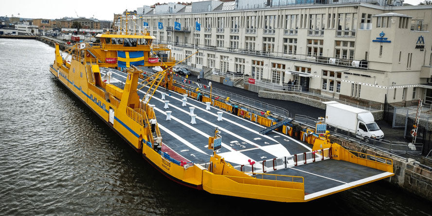 ​Danfoss quipe le plus grand ferry hybride de Sude