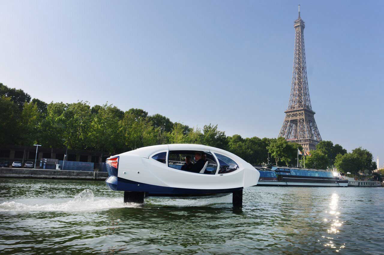 SeaBubbles : le taxi-volant lectrique en test sur la Seine