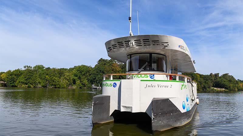 Nantes inaugure son bateau-passeur  hydrogne