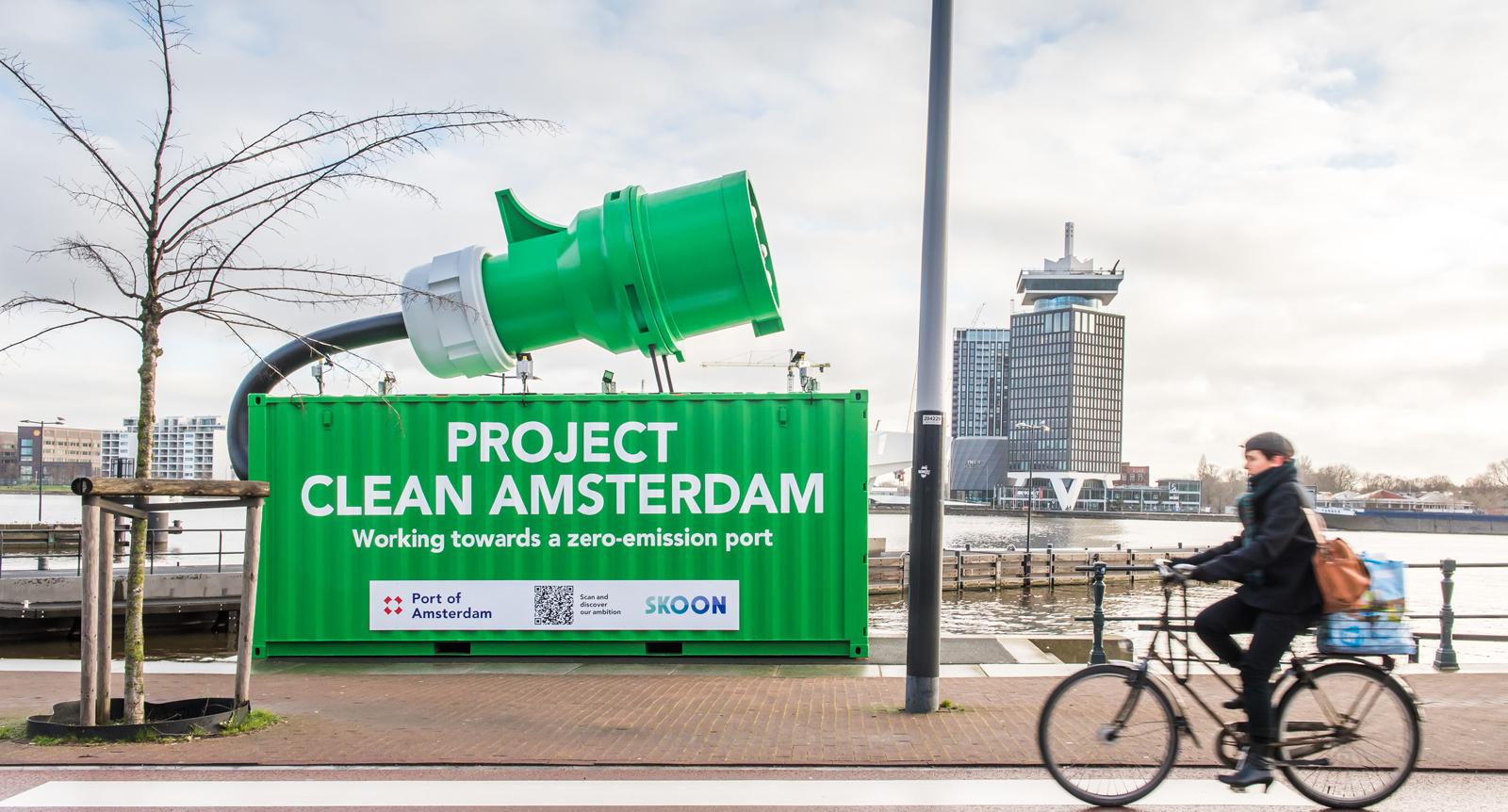 Amsterdam : une borne de recharge mobile pour les bateaux lectriques