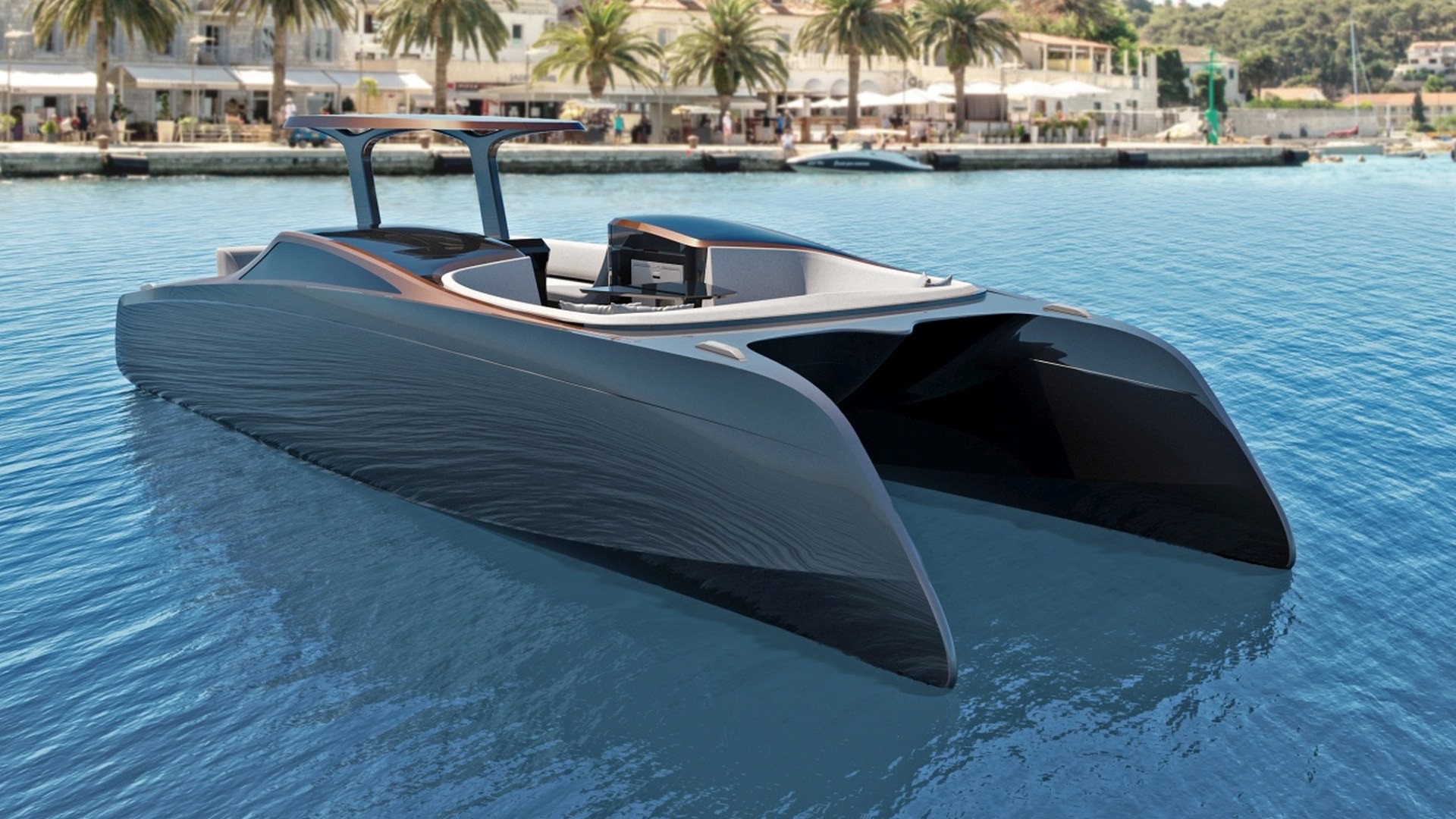 Voltaire Electric Yachts prsente son premier bateau lectrique.