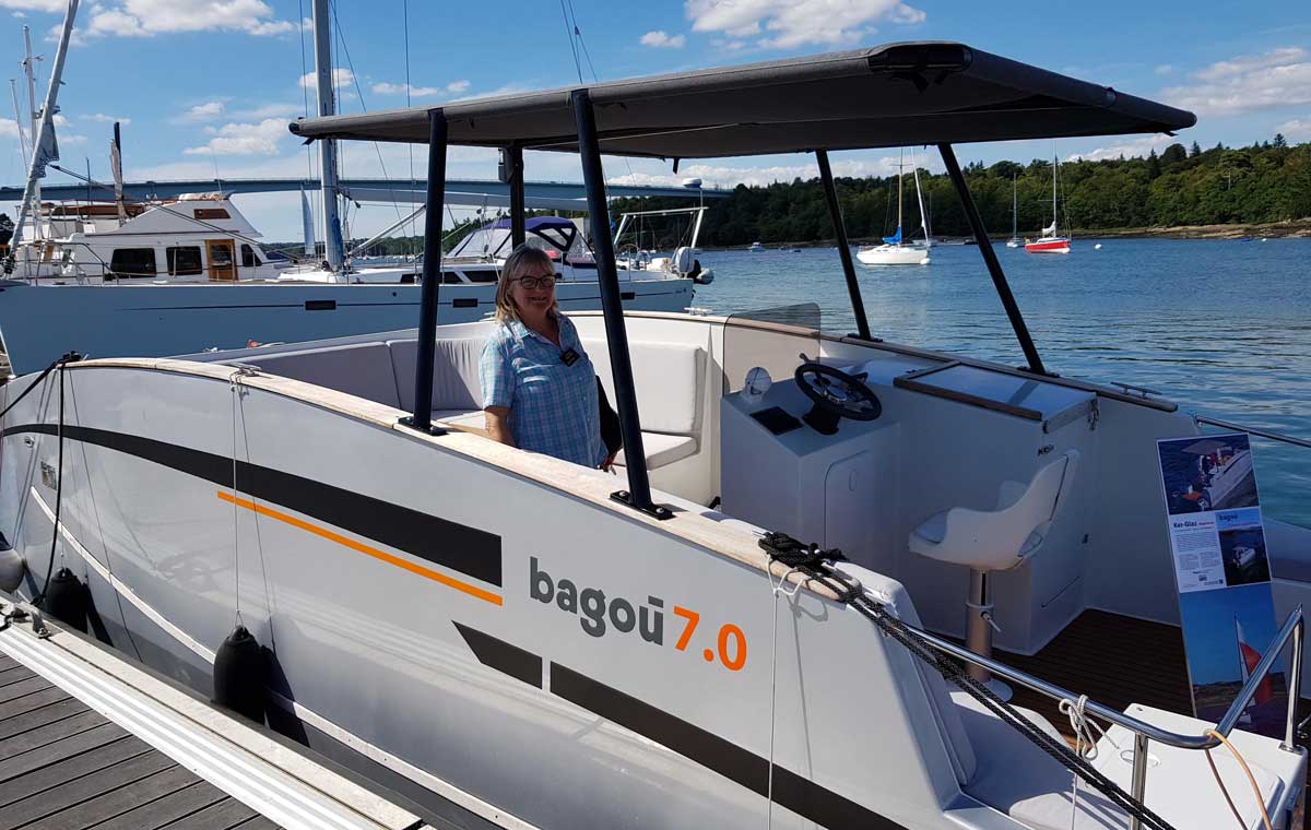 ​Bagou 7.0 : le Bateau lectrique de lanne fait escale  Bnodet