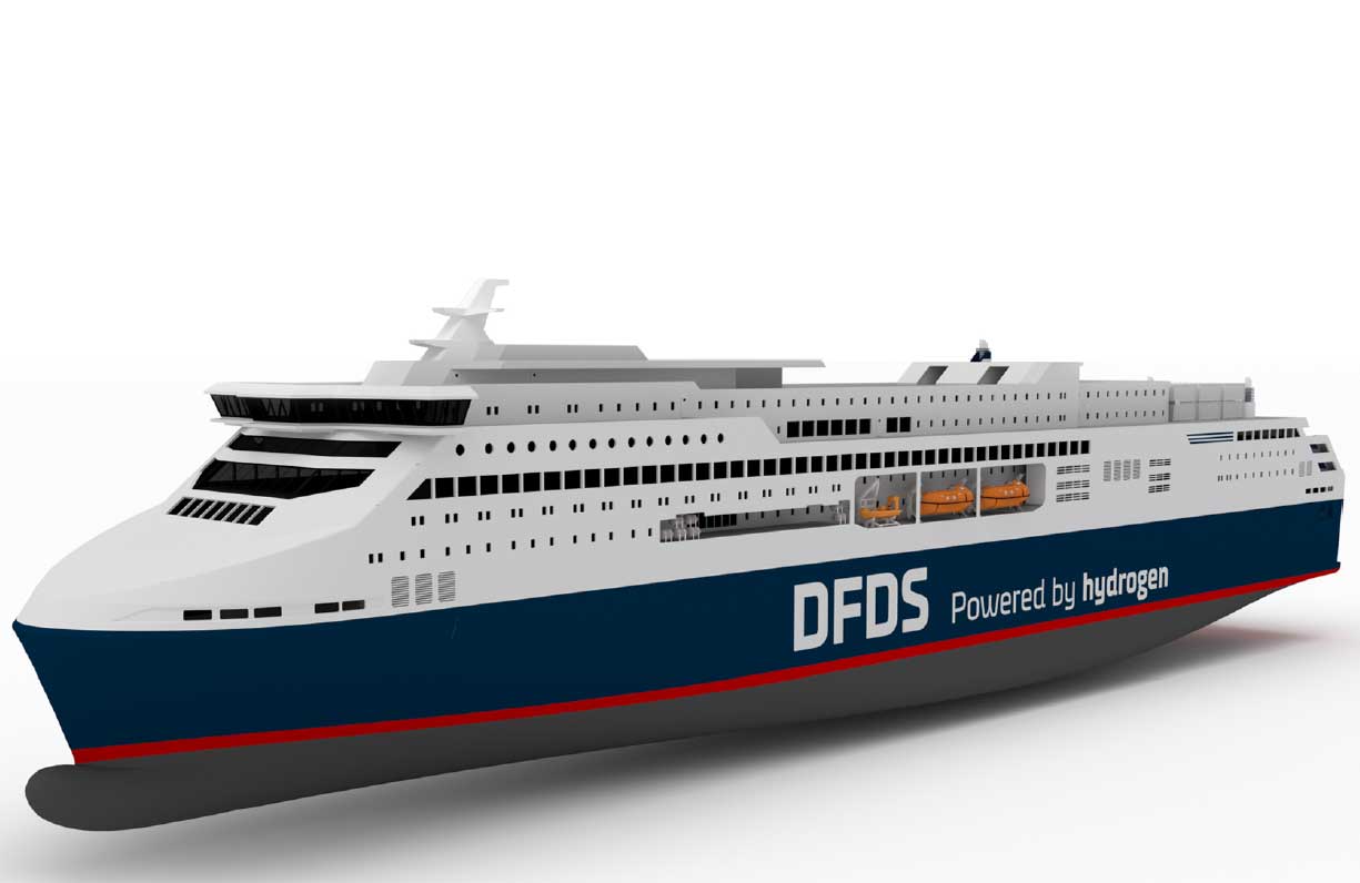 DFDS veut exploiter un ferry  hydrogne pour relier Oslo et Copenhague