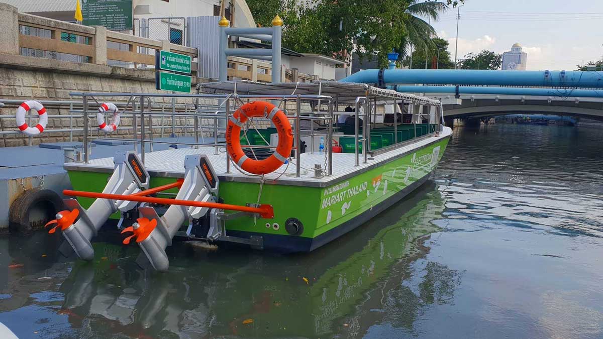 Torqeedo quipe une flotte de bateaux lectriques  Bangkok