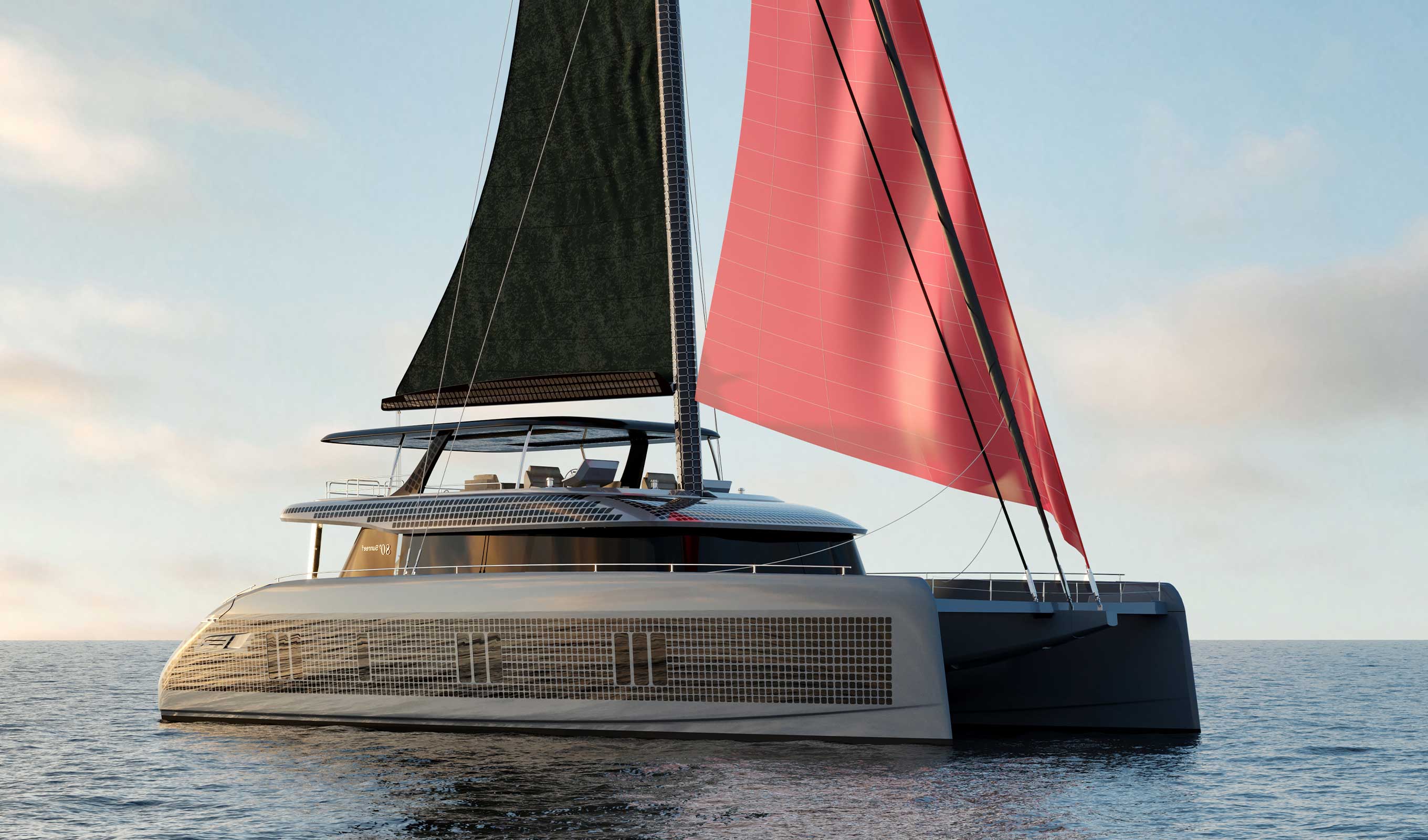 Ce yacht lectrique est entirement recouvert de panneaux solaires