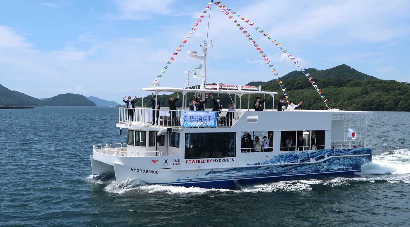 HydroBingo : un premier ferry  hydrogne pour le Japon