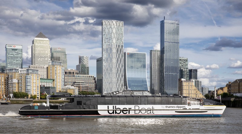 Uber Boat : des bateaux hybrides sur la Tamise