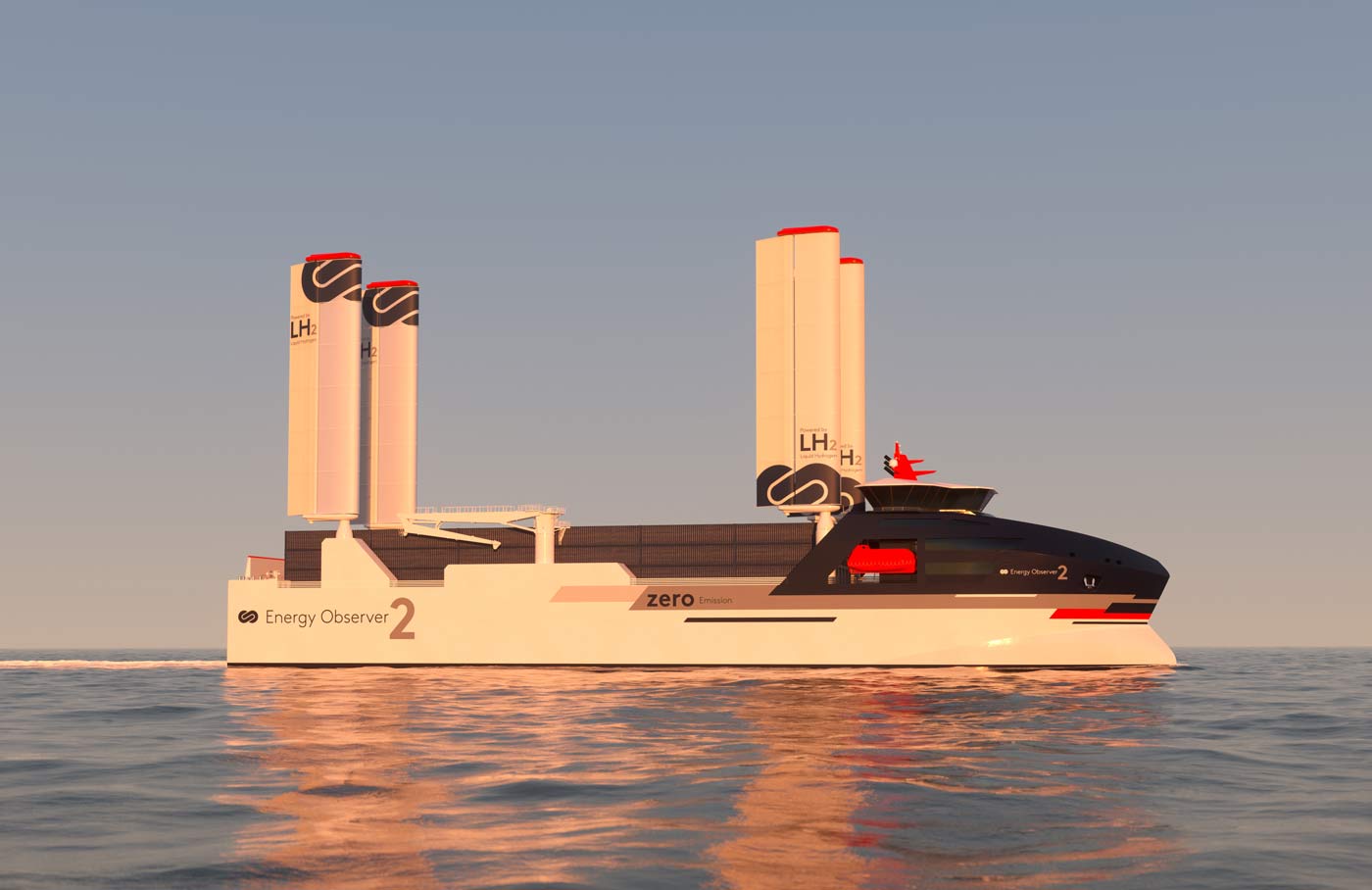 Energy Observer 2 : un bateau  hydrogne liquide pour la logistique