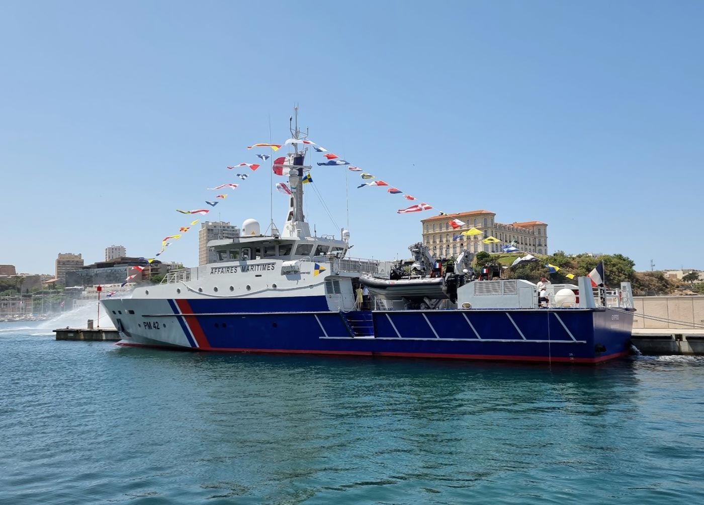 Gyptis : un nouveau patrouilleur hybride pour les affaires maritimes