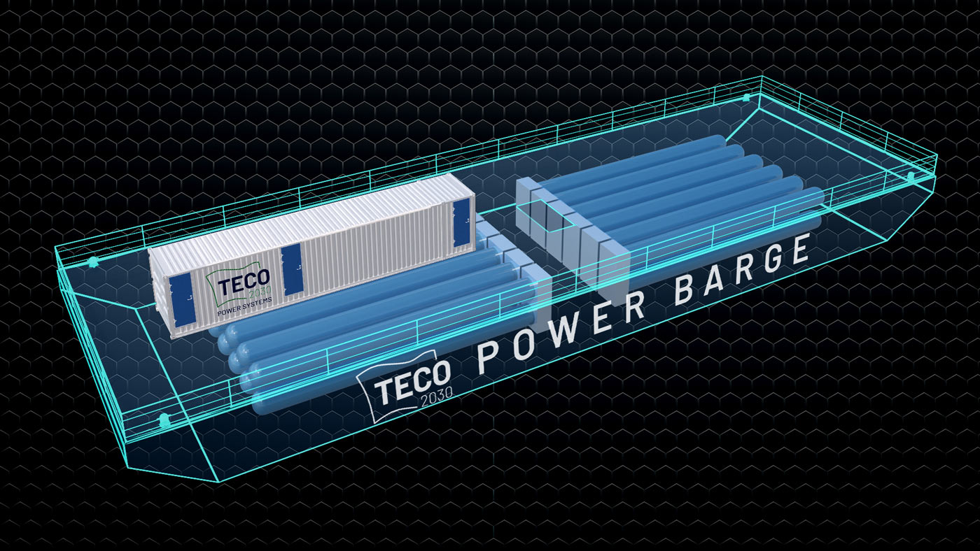 ​TECO 2030 rvle un concept de barge  hydrogne