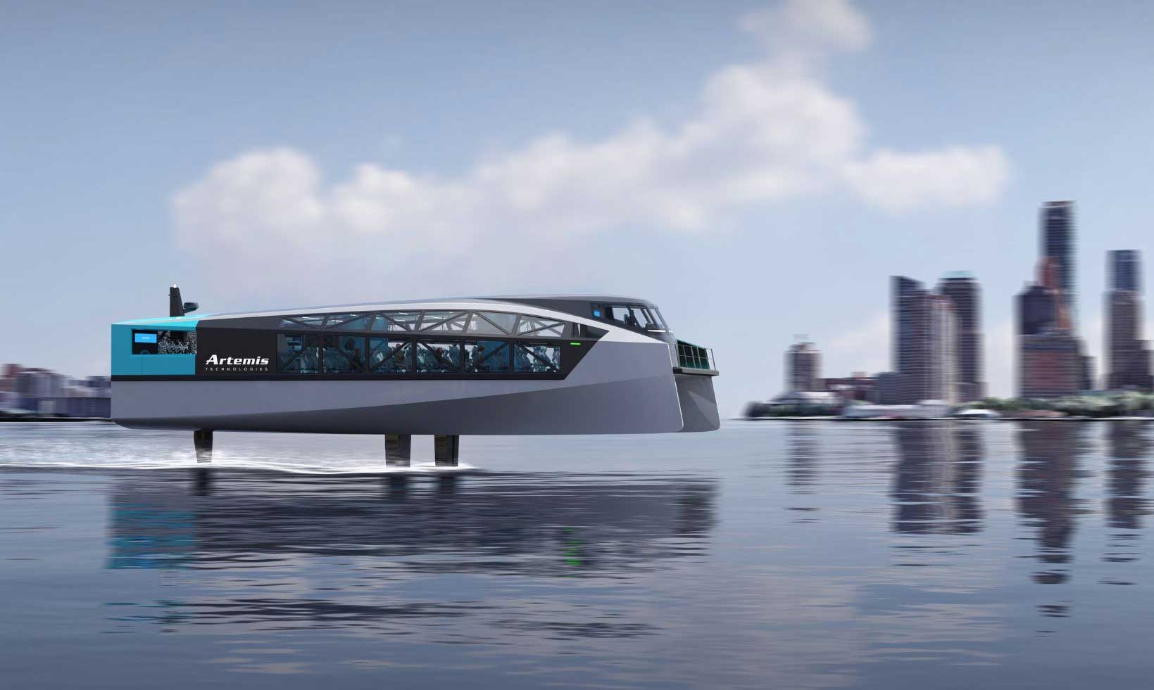 Artemis Technologies lancera son ferry électrique à foils en 2024