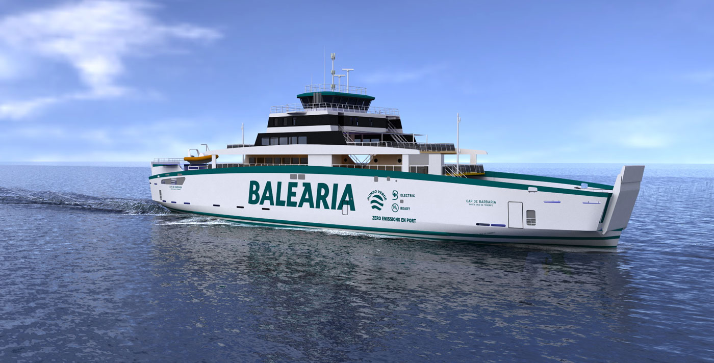 ​Espagne : un premier ferry électrique pour Baleària