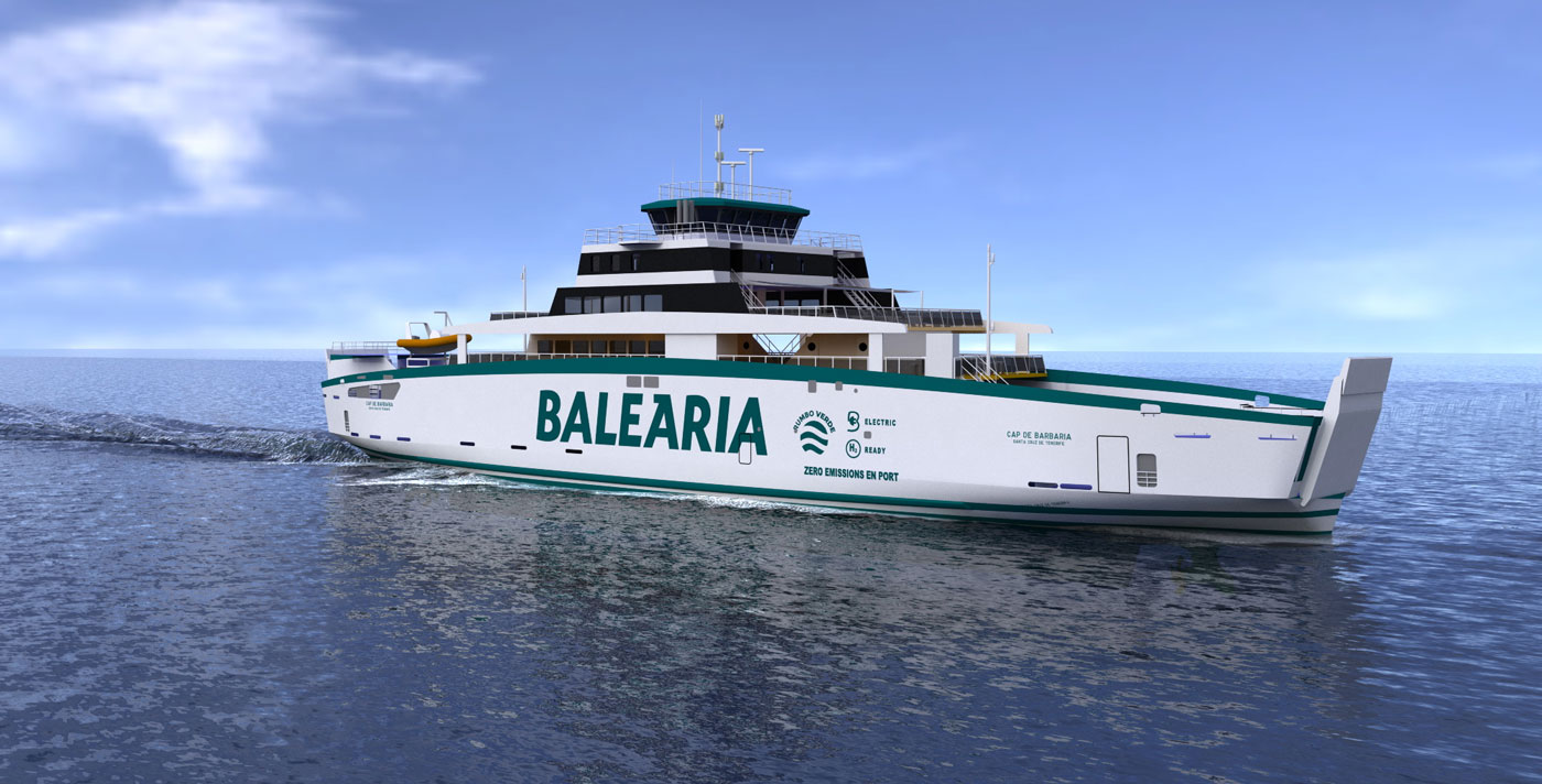 ​Espagne : un premier ferry lectrique pour Baleria