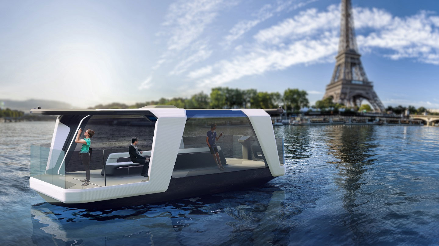 Un ferry électrique imprimé en 3D pour les JO de Paris 2024 