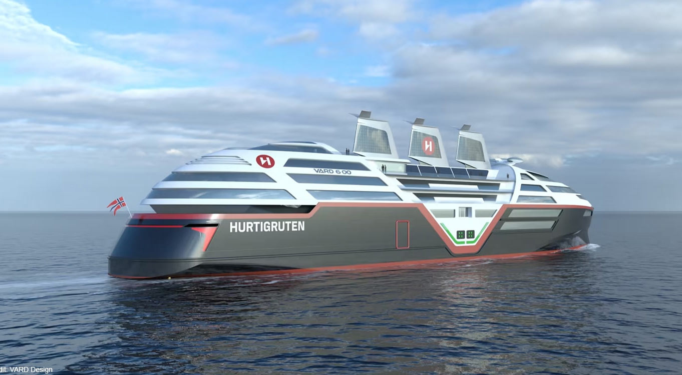 Hurtigruten annonce un premier navire de croisire zro-mission