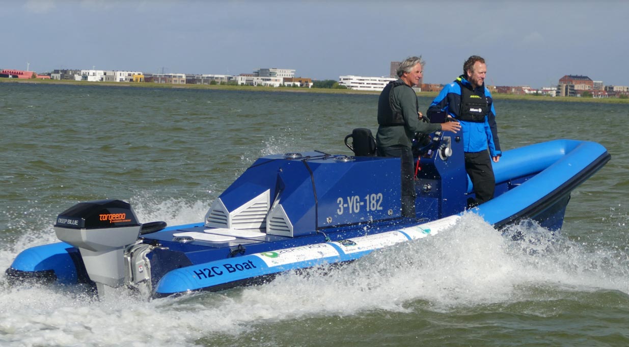 H2C Boat : le premier semi-rigide  hydrogne est  leau