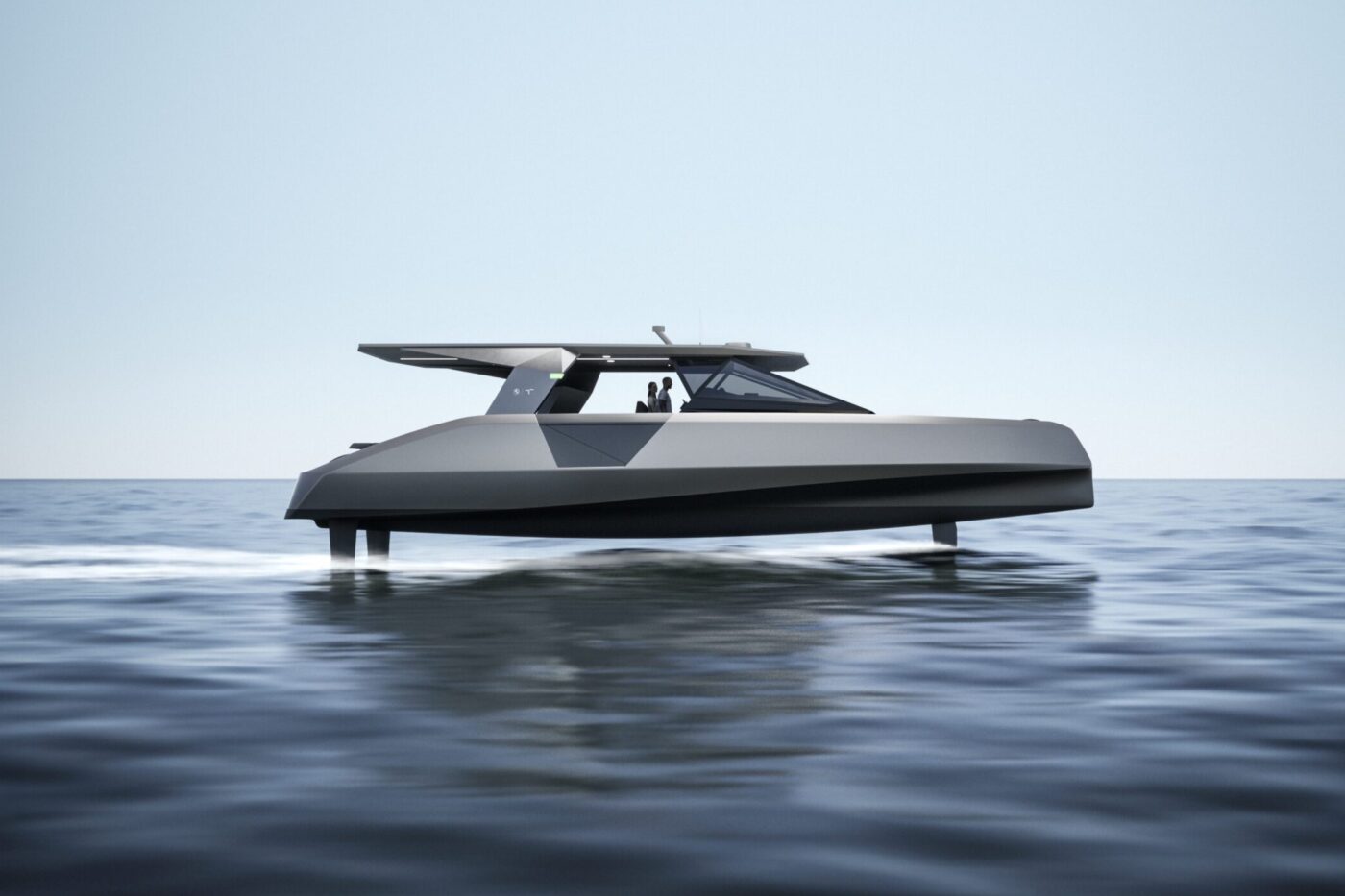 ​BMW et Tyde prsentent leur yacht lectrique de luxe  foils !