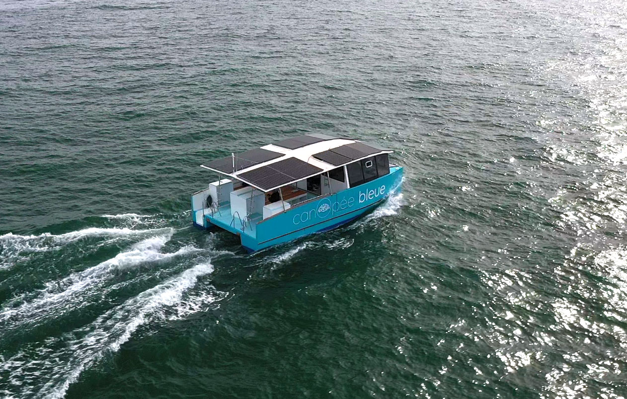 Bagou Boats va livrer un catamaran lectro-solaire  un centre de plonge en Martinique