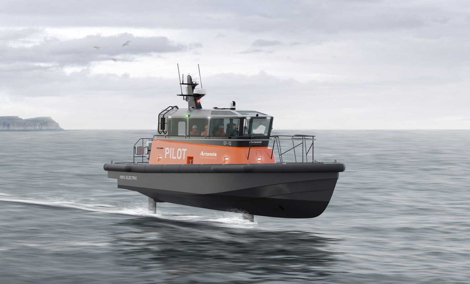 Royaume-Uni : un bateau lectrique  foils pour le port de Tyne