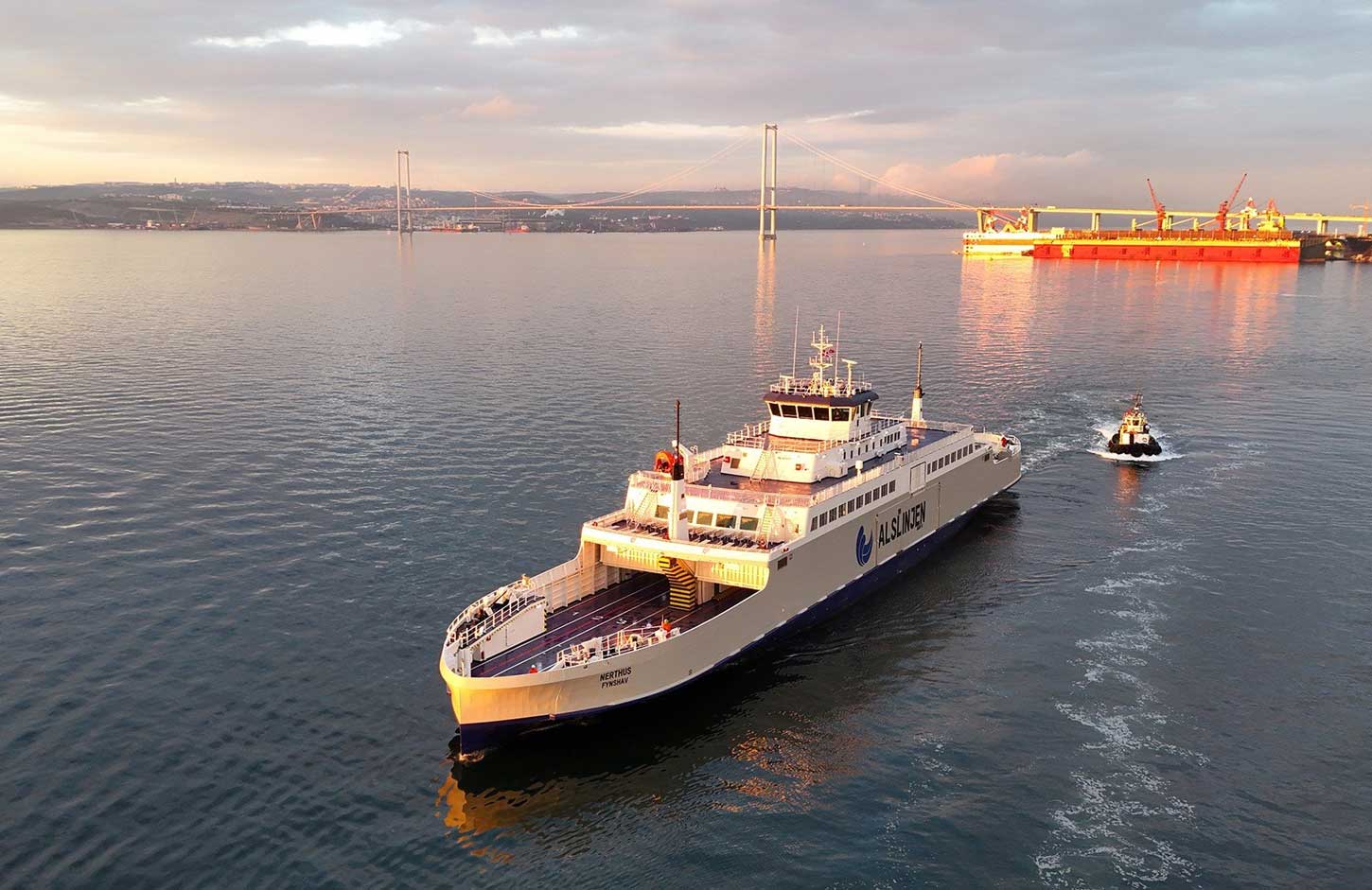 Danemark : Molslinjen rceptionne le Nerthus, son nouveau ferry lectrique