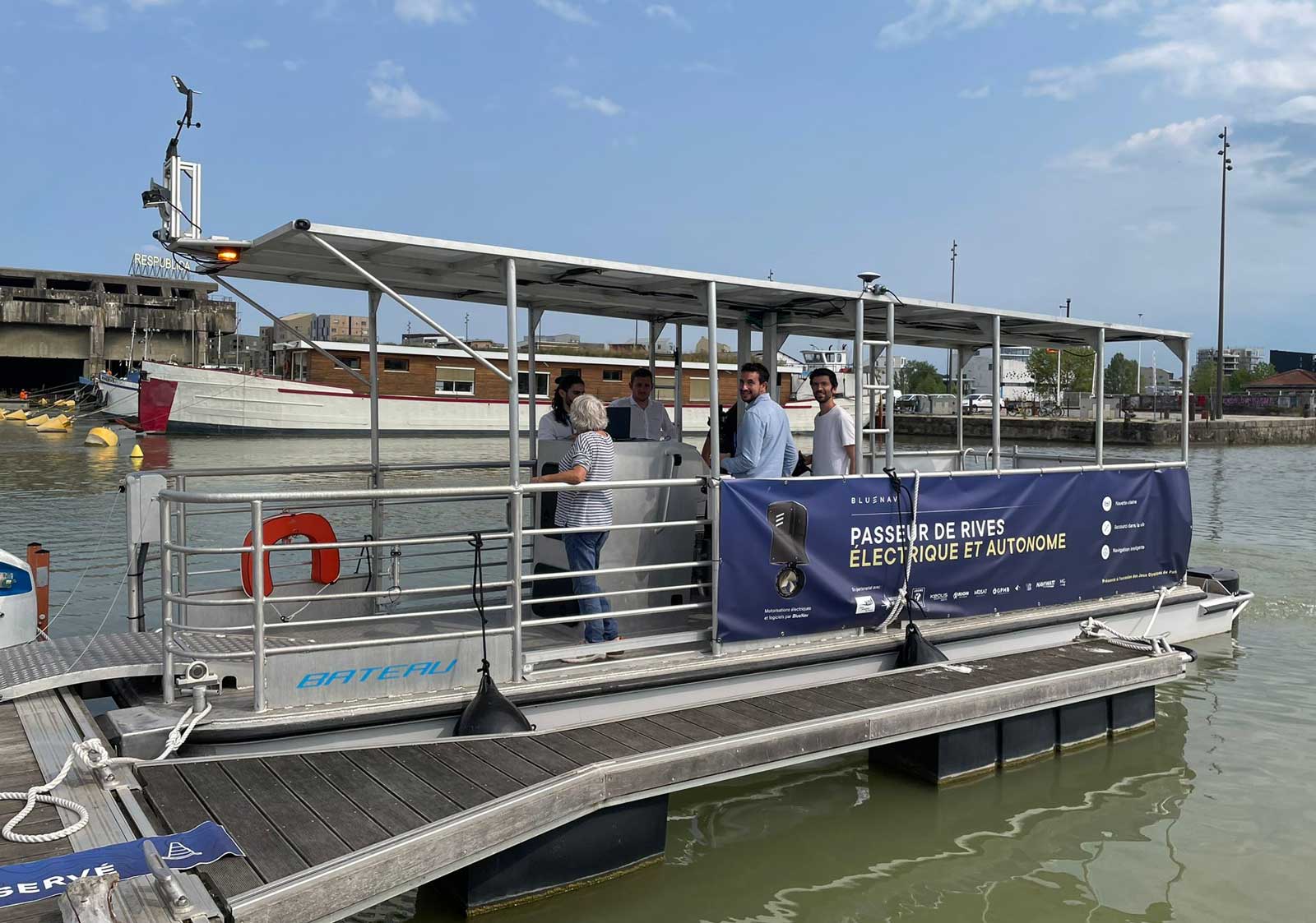 BlueBoat : la navette lectrique autonome de BlueNav rcompense