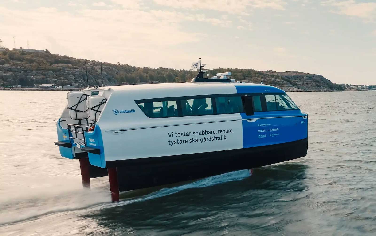 Candela teste son ferry �lectrique en Norv�ge