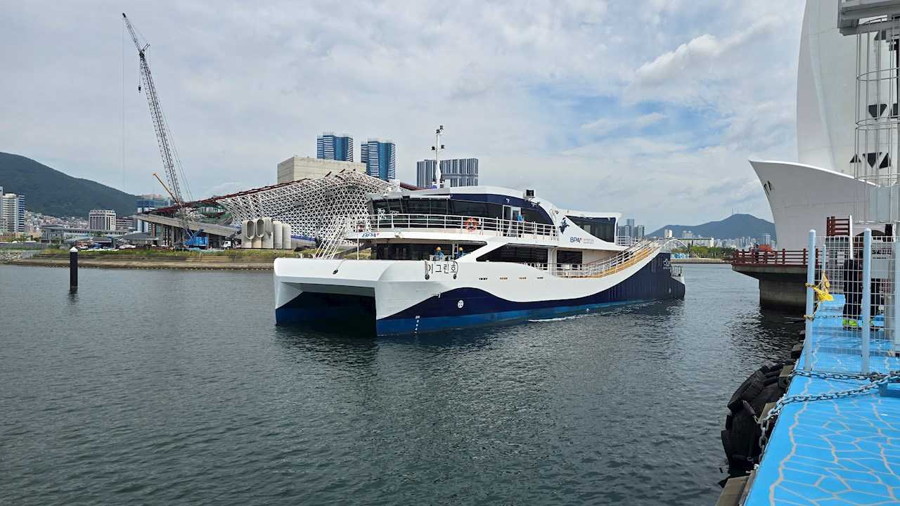 En Cor�e, Busan lance son premier ferry 100 % �lectrique