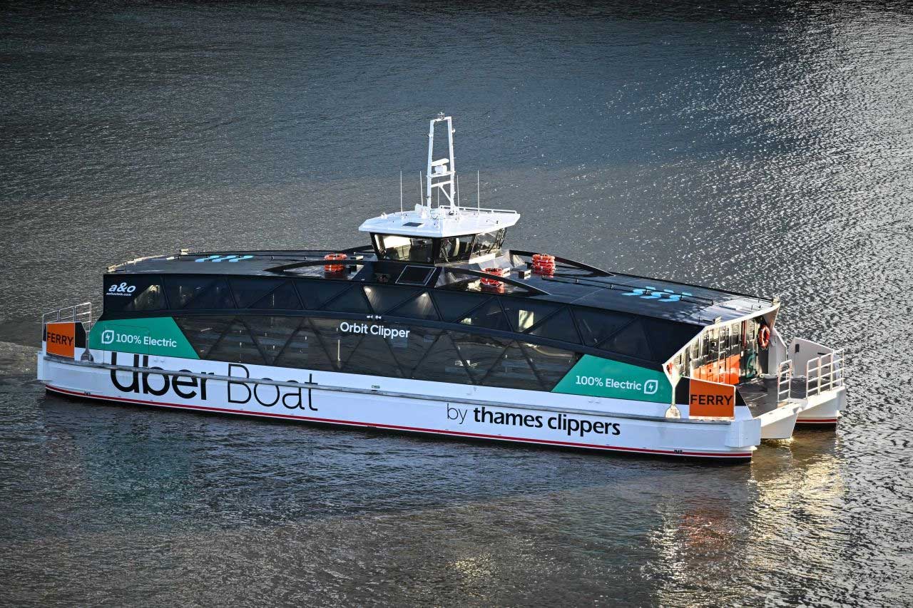 Uber Boat lance son premier ferry électrique à Londres