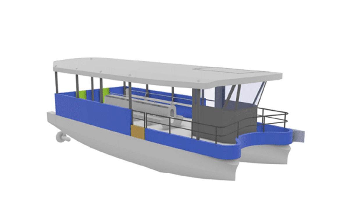 A Concarneau, Alternatives Energies signe la propulsion �lectrique du futur bac de MerConcept