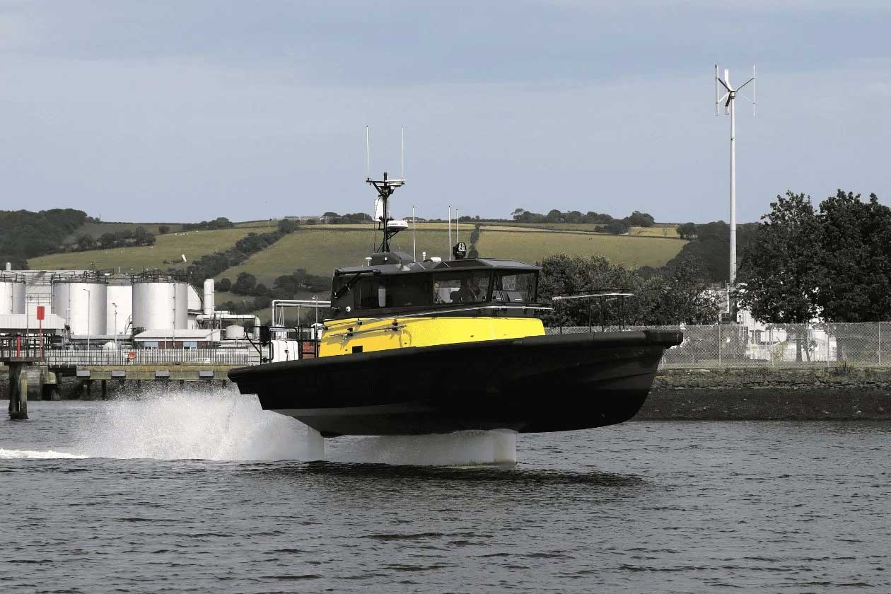 Artemis Technologies pr�sente un bateau-pilote �lectrique � foils