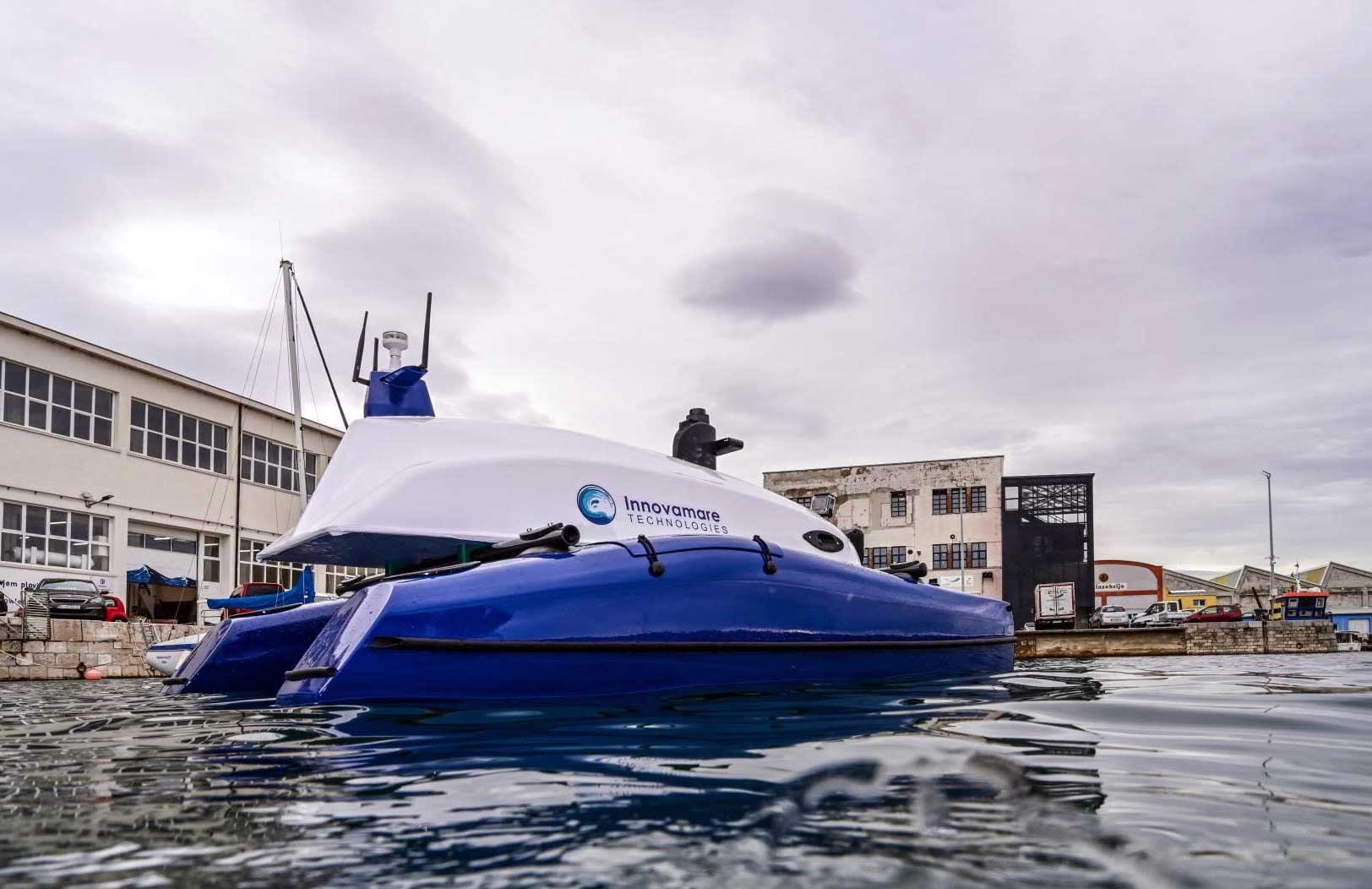 2,1 m�tres, six cam�ras et Starlink... le petit bateau �lectrique qui va surveiller les baies croates